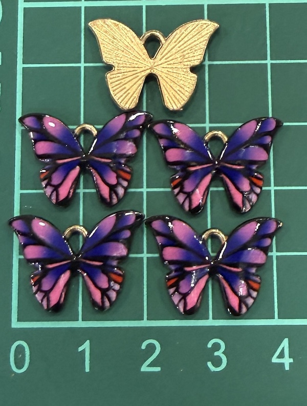 Charm Butterfly Purple
